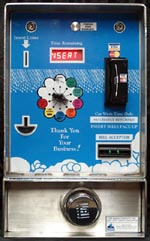 COIN METER WITH CREDIT CARD SYSTEM, VOICE PROMPTS, AND BILL ACCEPTOR